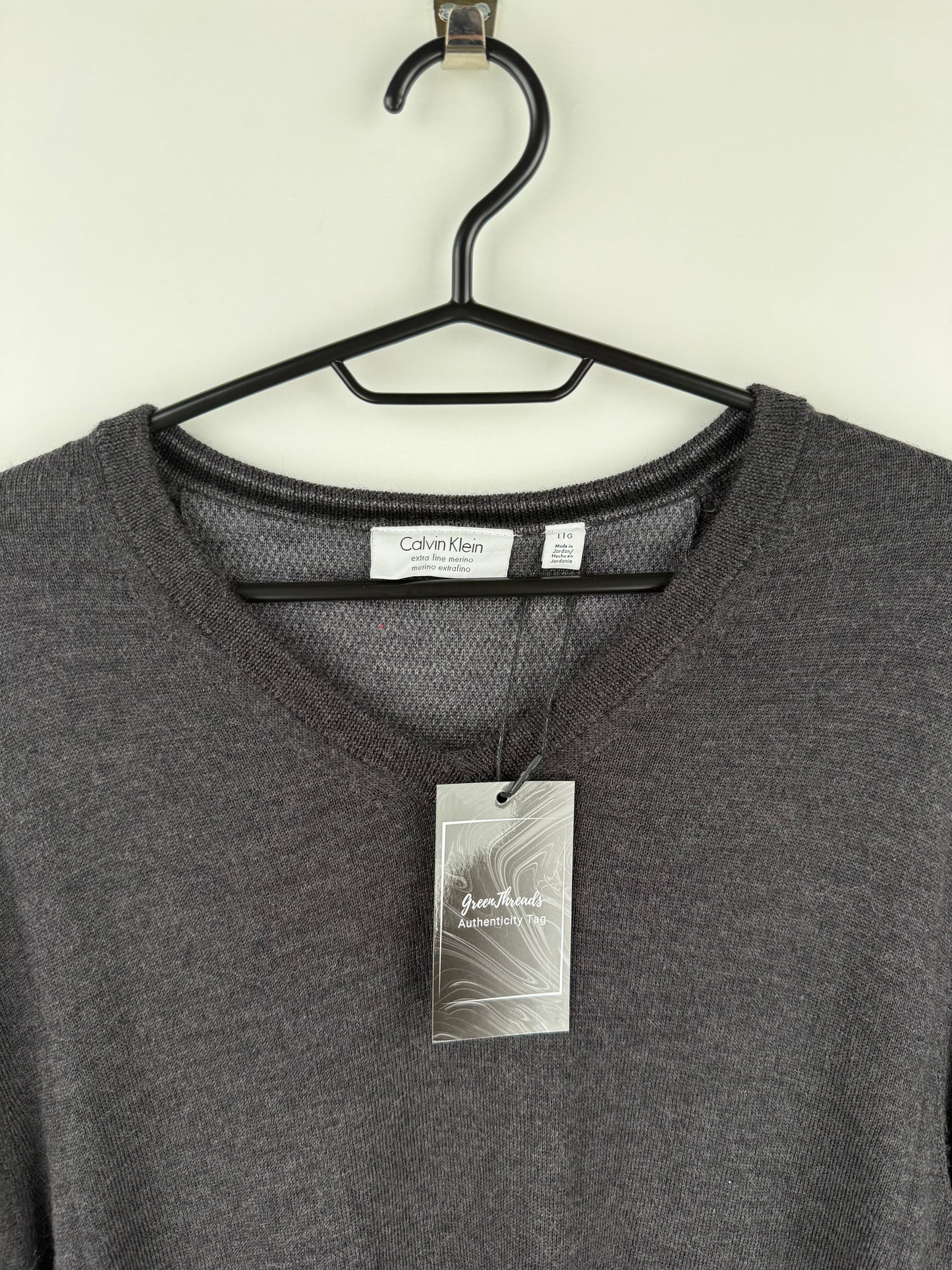 Calvin Klein Merinowollfeinstrick - Herren L