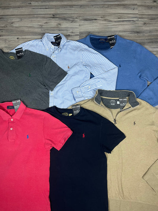 Mystery Box XXL: 5–7x Ralph Lauren Artikel – Mix aus Strick, Hemd, Polo, Shirt & mehr