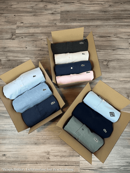 Mystery Box M: 3–4x Lacoste Artikel – zB. Strickpullover, Hoodie, Polo & mehr