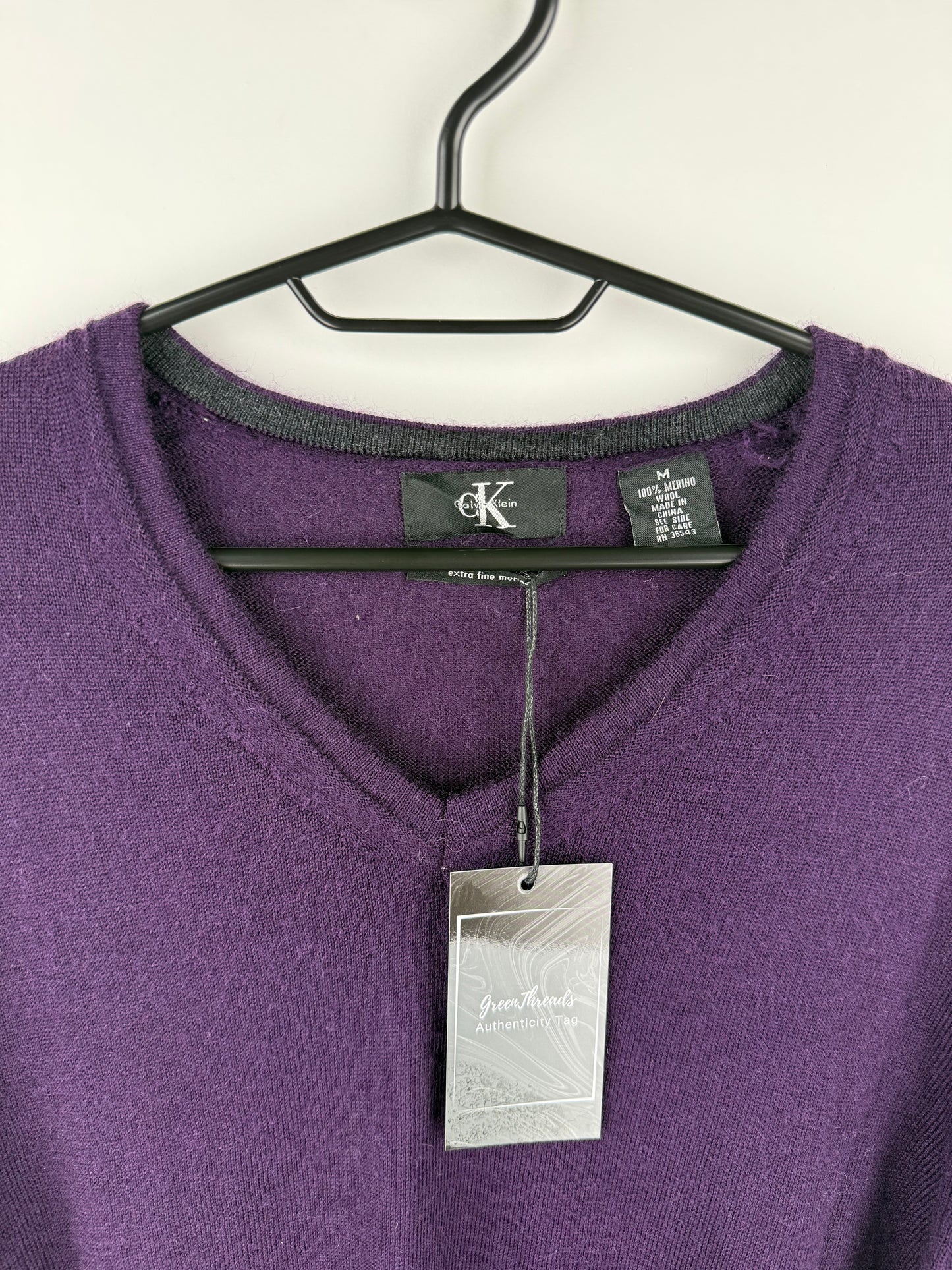 Calvin Klein Merinowollfeinstrick - Herren M