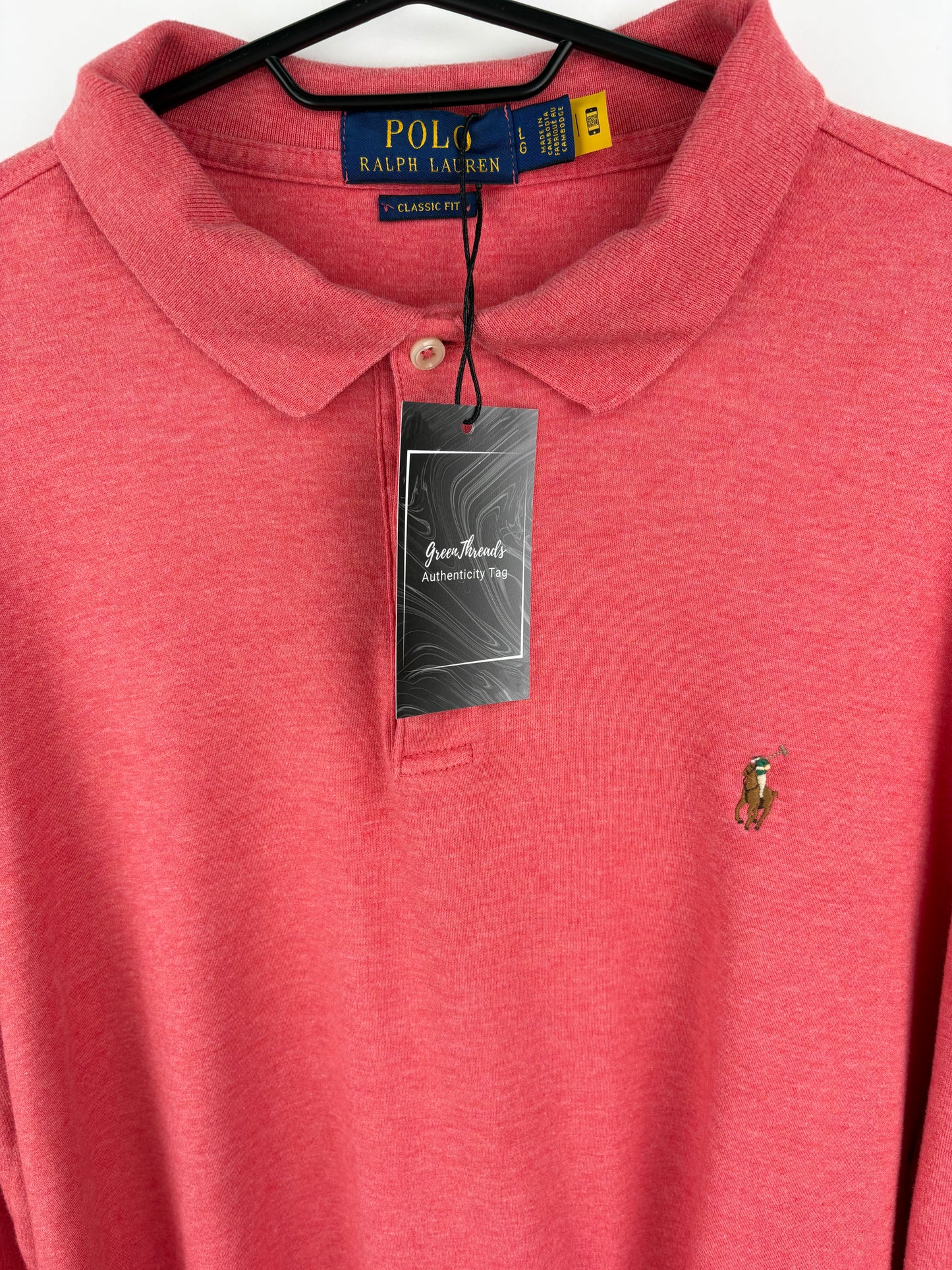 Ralph Lauren Langarm-Poloshirt - Herren L