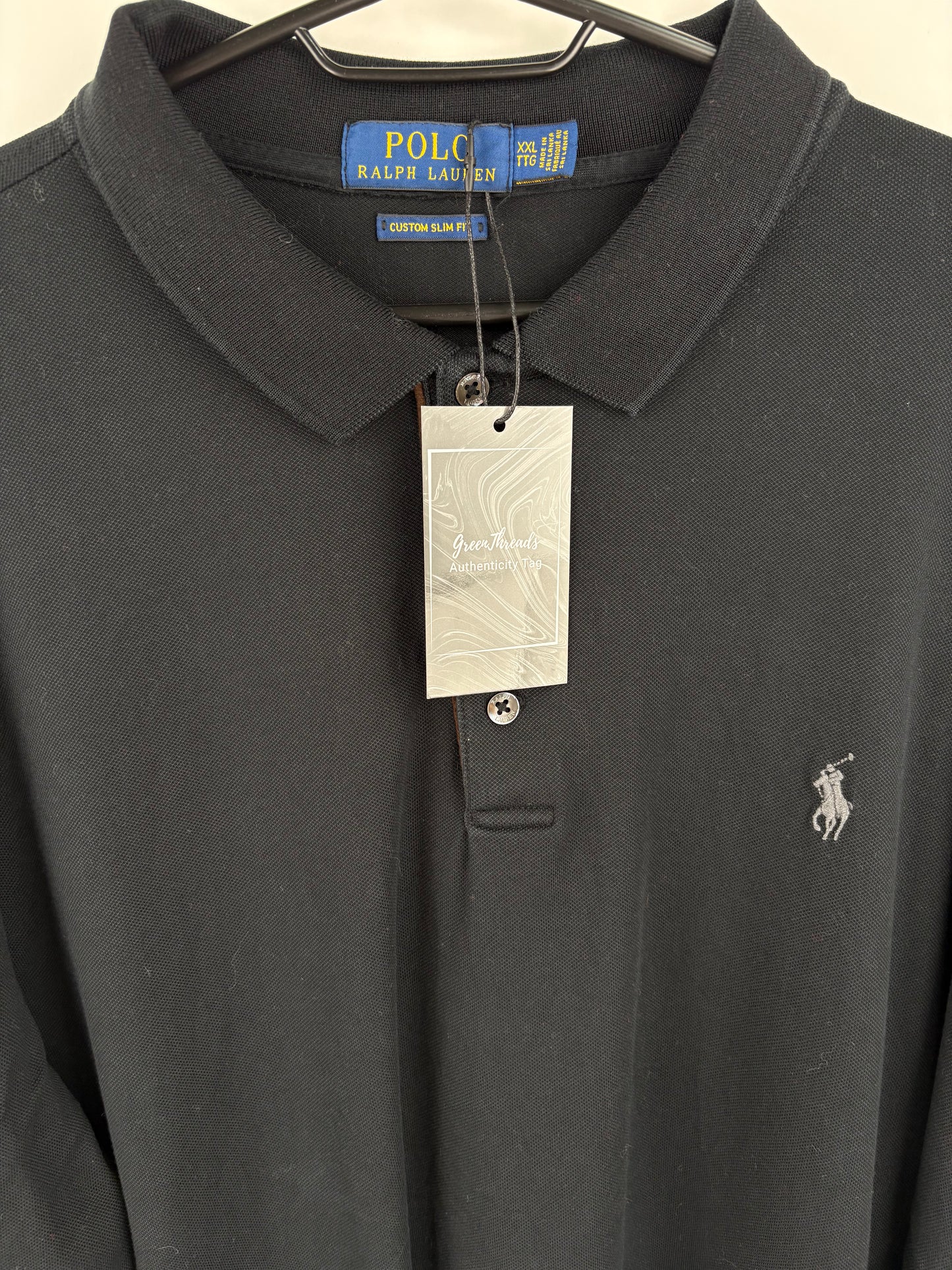 Ralph Lauren Langarm-Poloshirt - Herren XXL