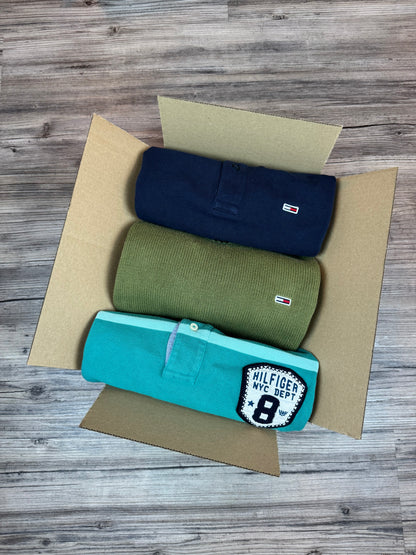 Mystery Box M: 3–4x Tommy Hilfiger Artikel – zB. Strickpullover, Hoodie, Polo & mehr